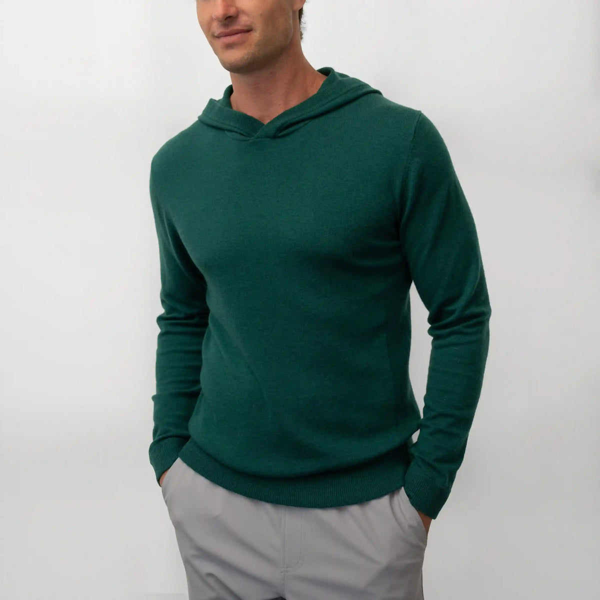 Hogan Sweater Hoodie | Heather - Evergreen/Evergreen