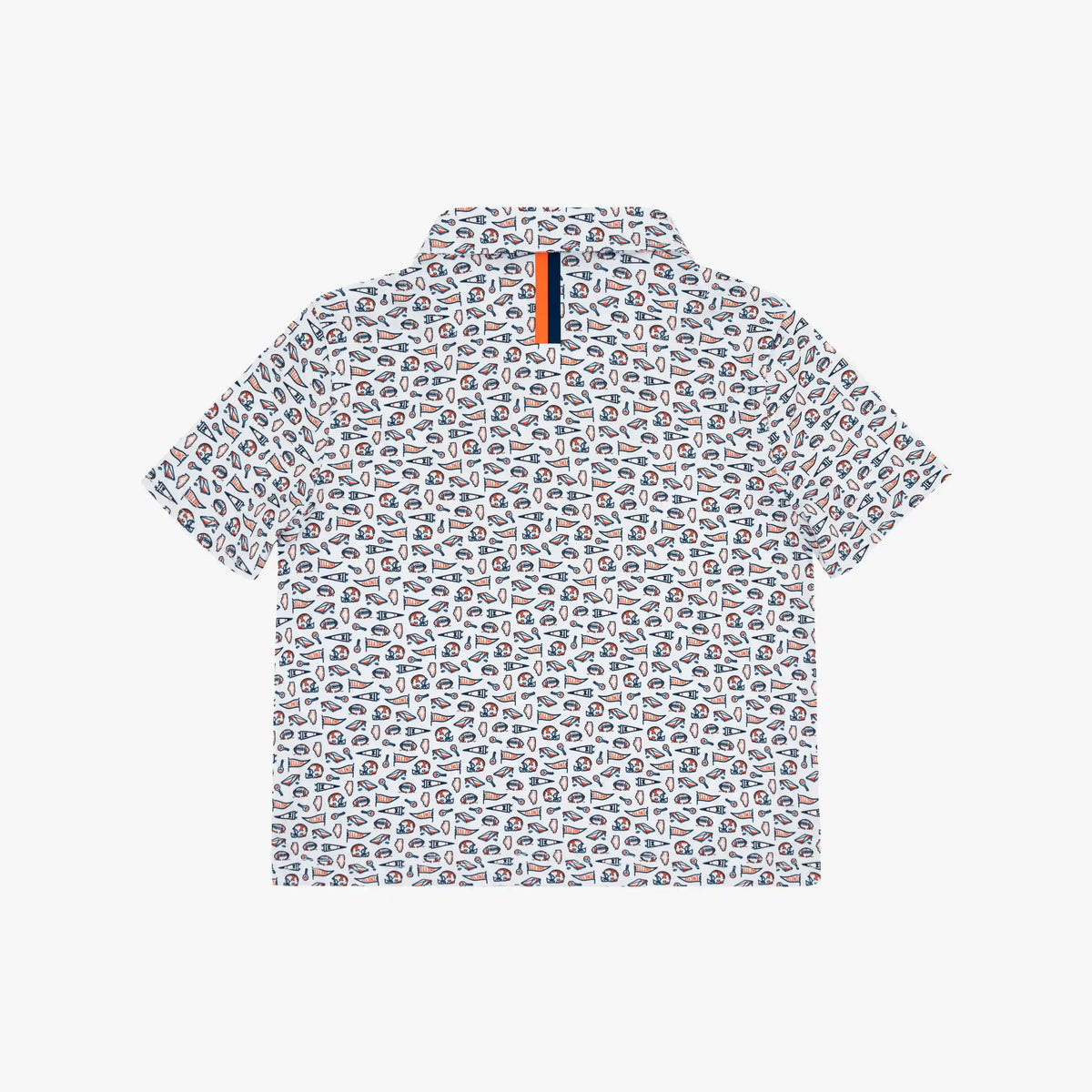 The Lil' Illinois Gameday 2.0 | Collegiate Polo | The Illinois Gameday 2.0 - White/Indigo Blue - 1