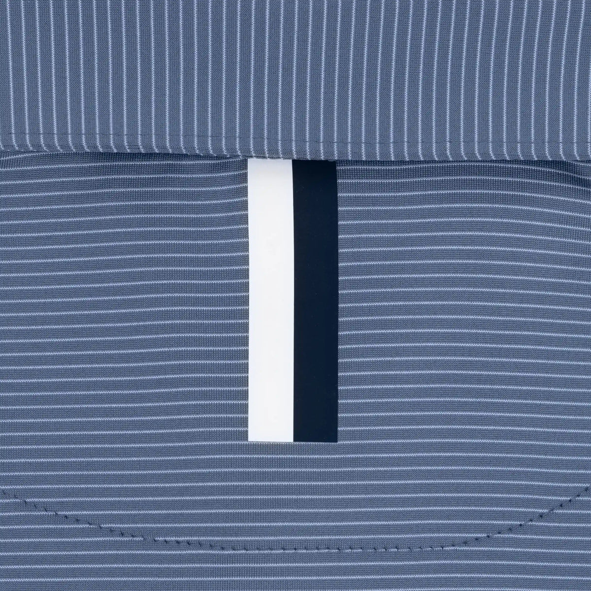 The Shell Stripe | Long Sleeve Performance Polo | The Shell Stripe - Coastal Blue/White