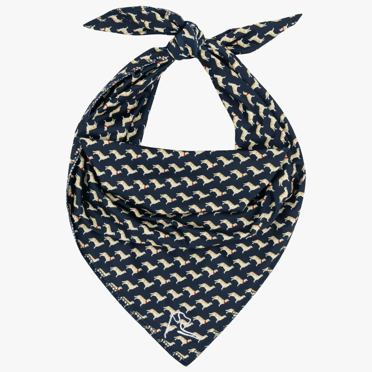 The Golden Retriever | Performance Bandana | The Golden Retriever - Fleet Navy/Autumn Gold