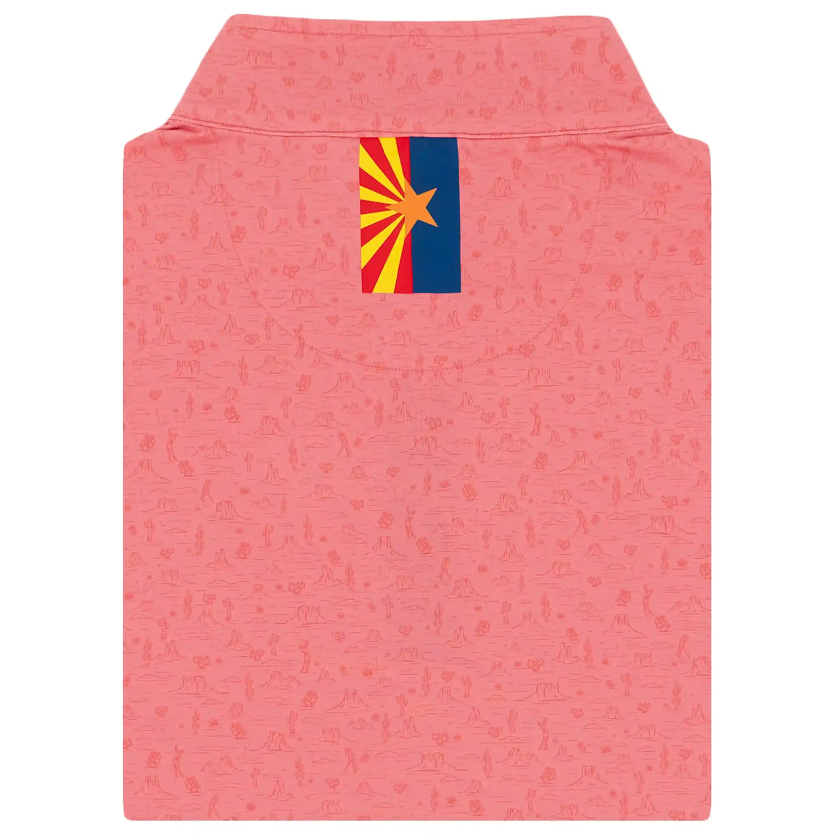Prickly Putt Performance Q-Zip | The Prickly Putt - Washed Red - AZ