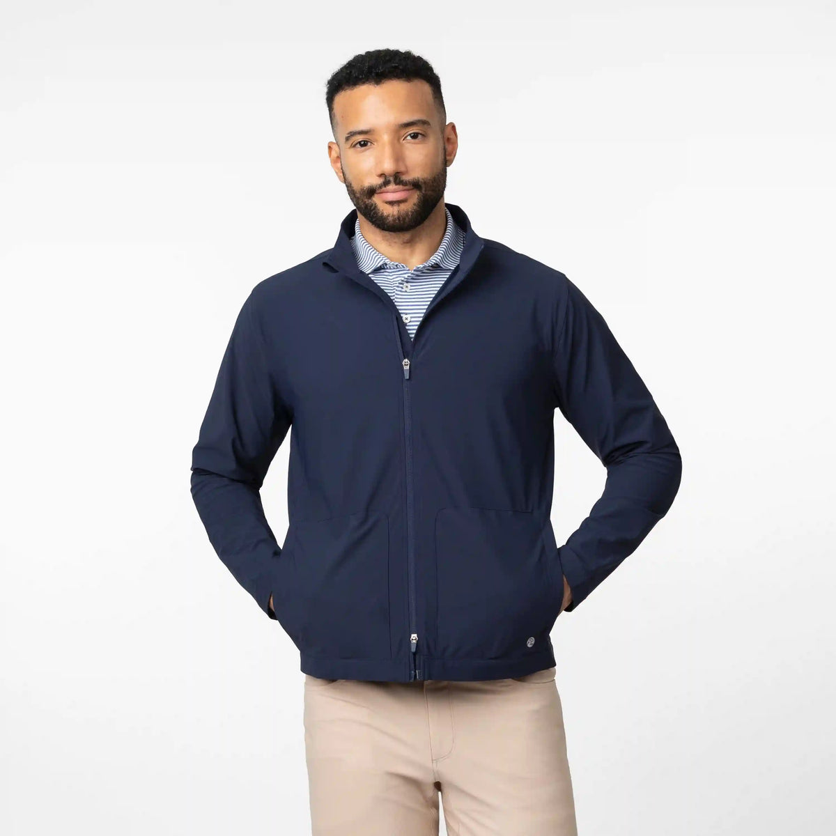 Brookline Lightweight Jacket | Solid - Fleet Navy