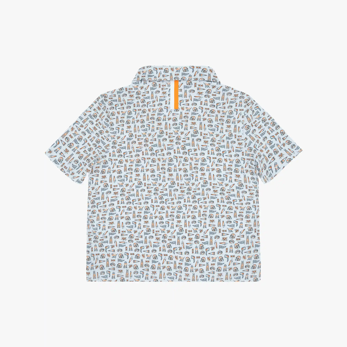 The Lil' Tennessee Gameday 2.0 | Collegiate Polo | The Tennessee Gameday 2.0 - White/Charcoal Grey - 1