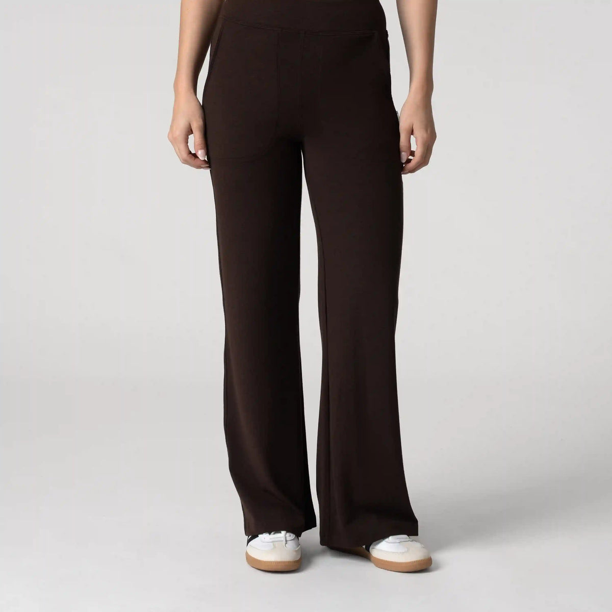Tempo Wide-Leg Pant | Solid - Cocoa