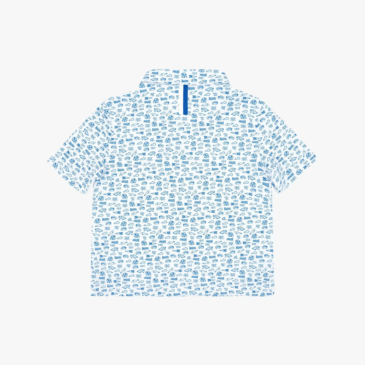 The Lil' Kentucky Gameday 2.0 | Collegiate Polo | The Kentucky Gameday 2.0 - White/Azure Blue - 1