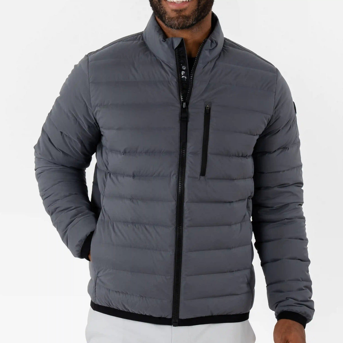 Glide Down Jacket | Solid - Charcoal Grey