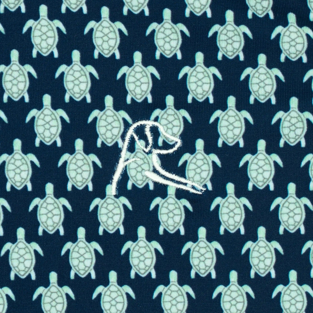 The Lil' Noggin | Performance Polo | The Noggin - Fleet Navy/Antigua Green