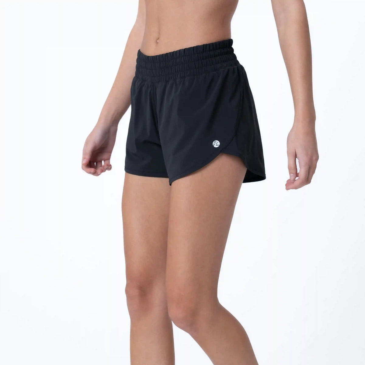 Sunrise Active Short 2.0 | Solid - Midnight Black