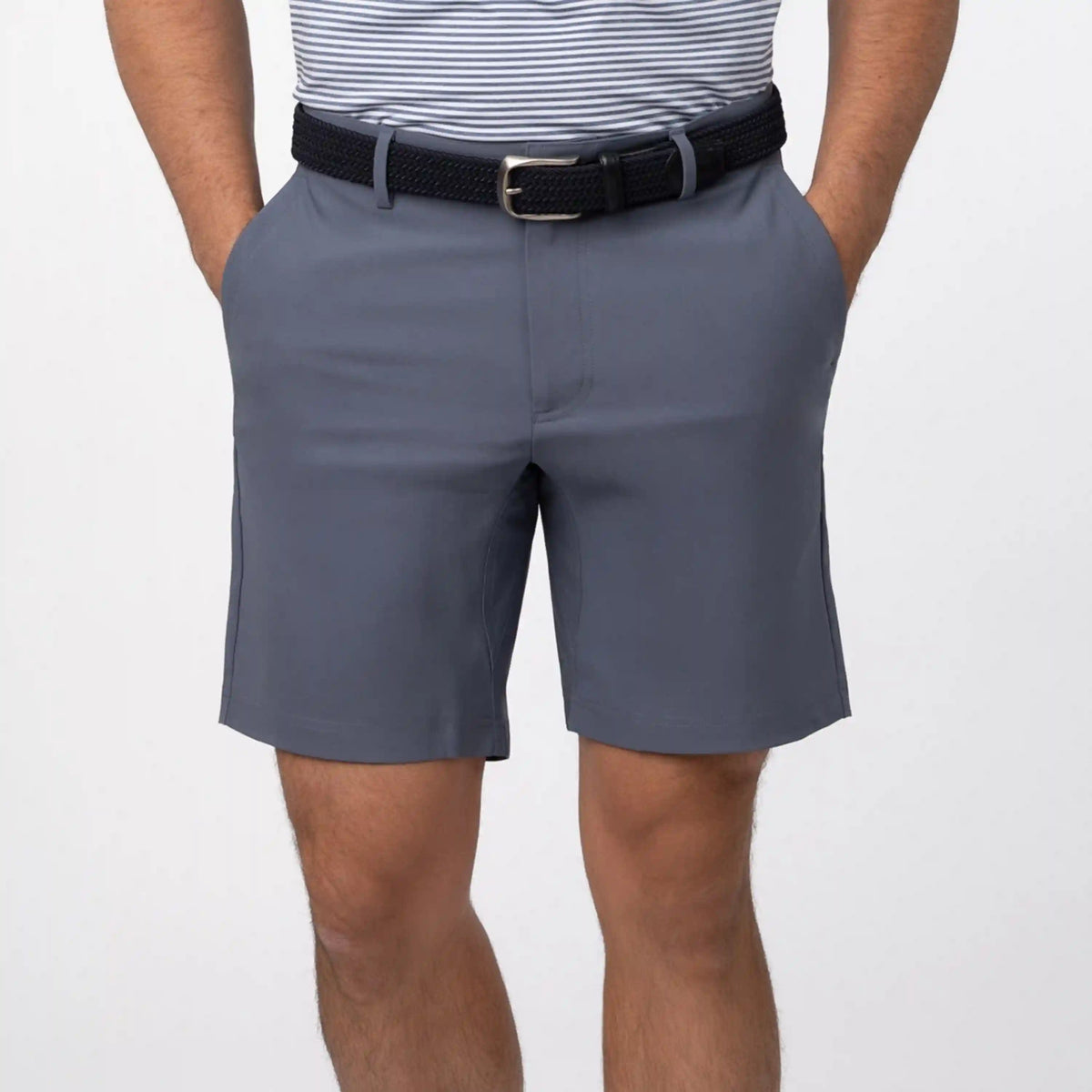 Looper Delta Short | Solid - Everest Grey