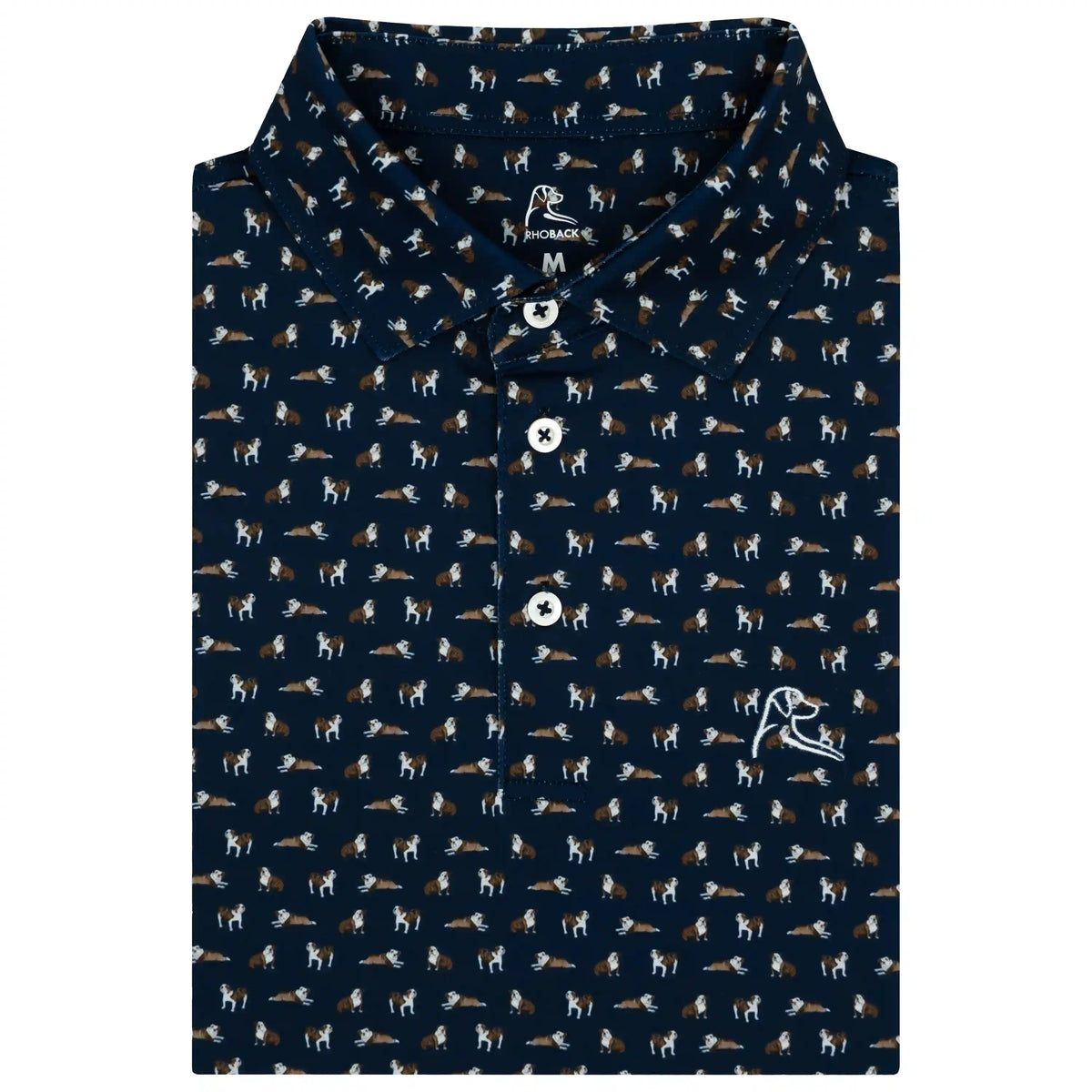 The Dawg | Performance Polo | The Dawg - Fleet Navy/White