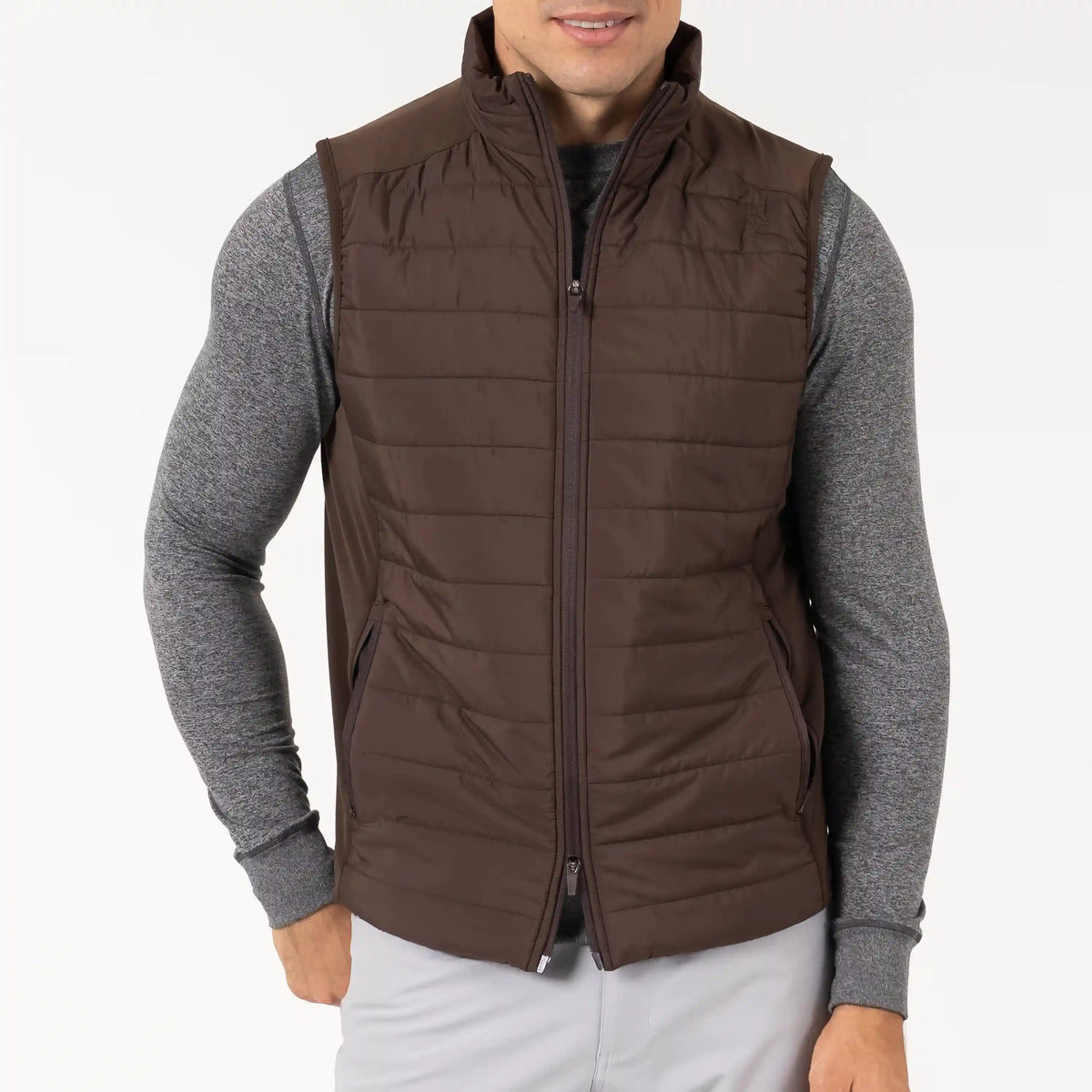 Fulton Performance Vest | Solid - Cocoa