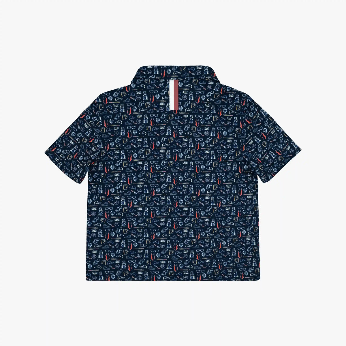 The Lil' Great Bambino | Performance Polo | The Great Bambino - Fleet Navy/Sorbet Red