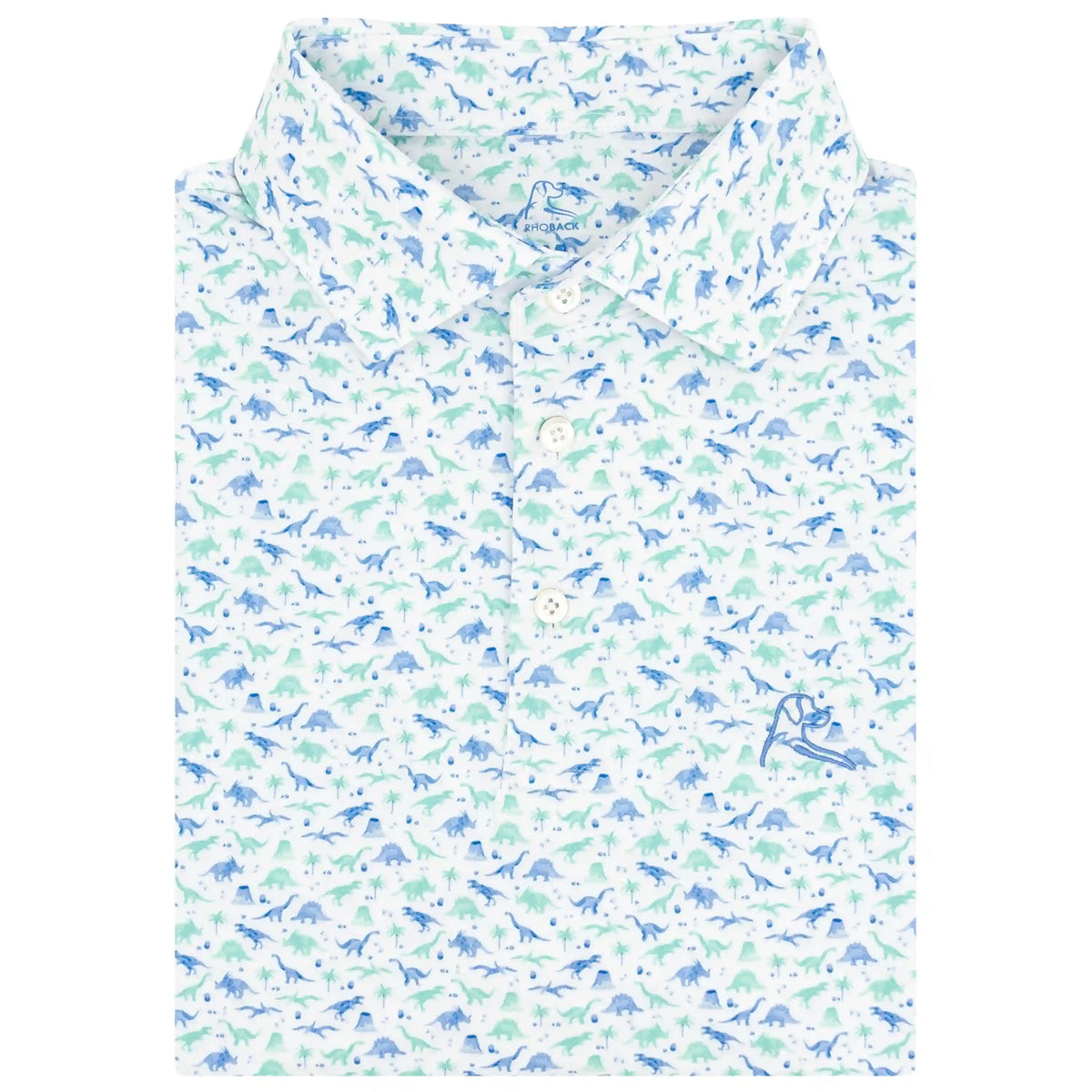 The Jurassic | Performance Polo | The Jurassic - White
