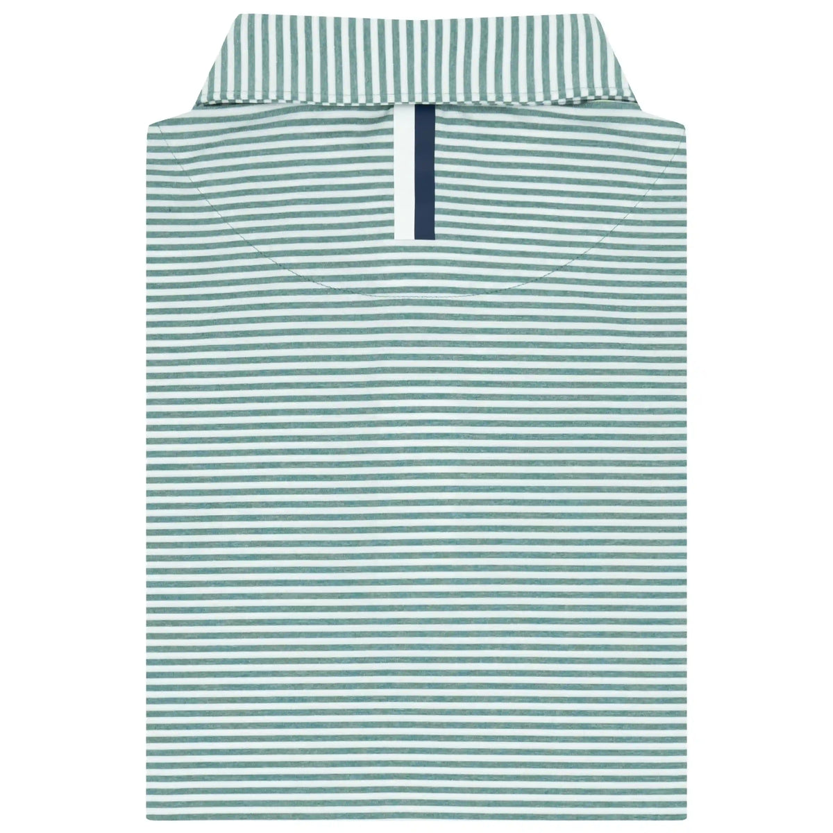 The Barts Heather Stripe | Performance Polo | The Barts Heather Stripe - Bullfrog Green/White