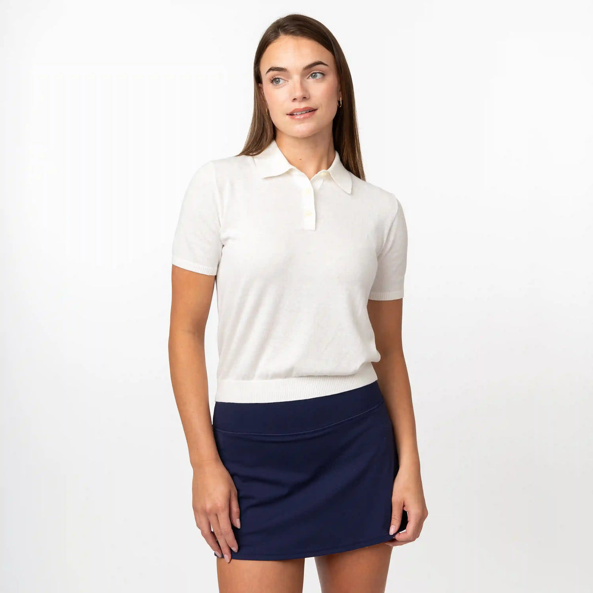 Harbor Sweater Polo | Solid - Ivory