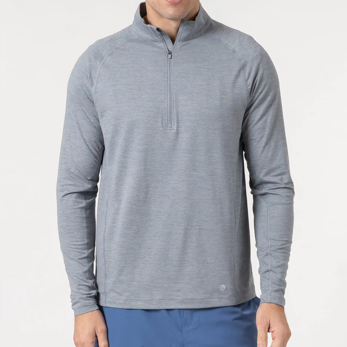 Tailwind Performance Q-Zip | Heather - Stainless Steel/Thunder Grey