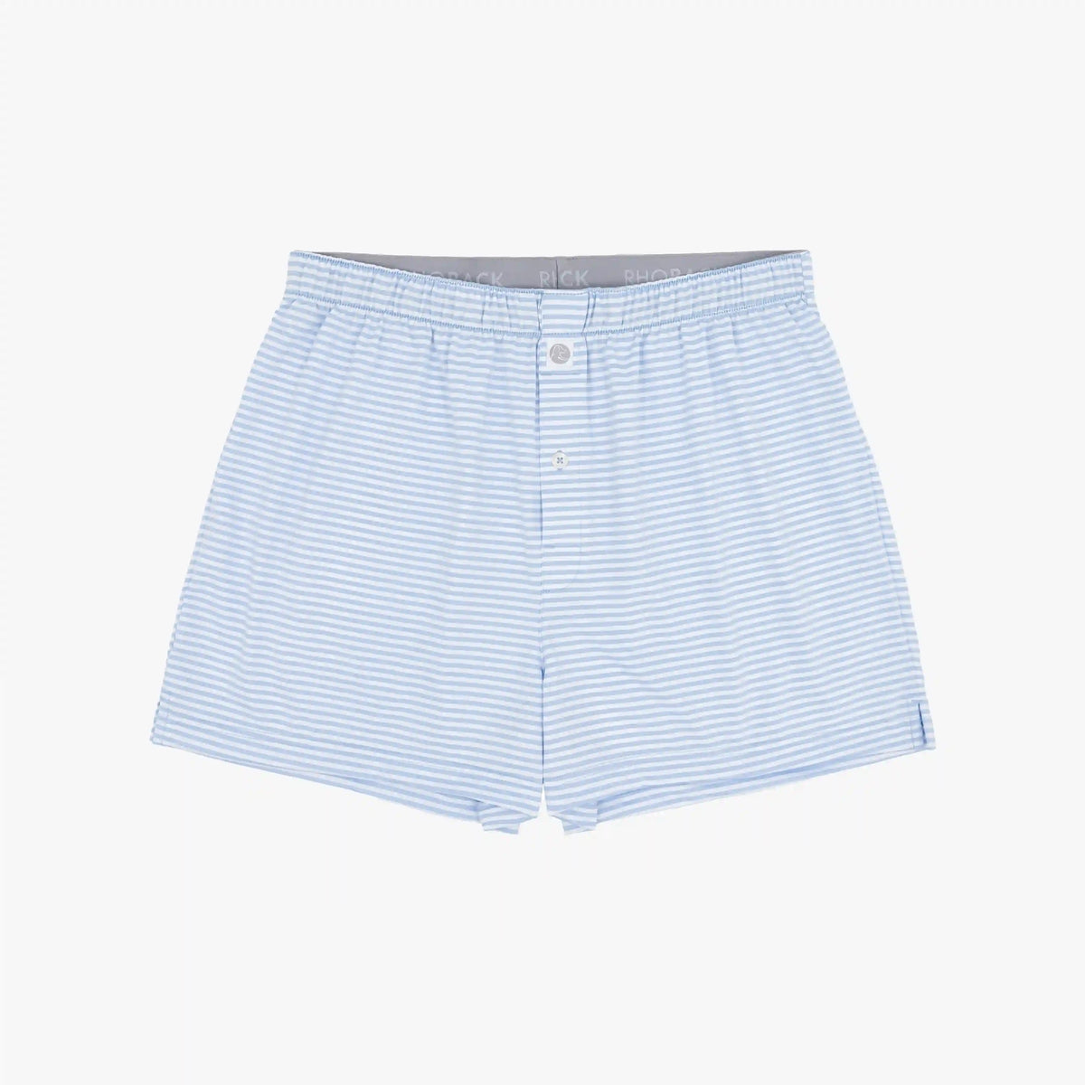 Breeze Performance Boxer | The Birdie Stripe - Oxford Blue/White